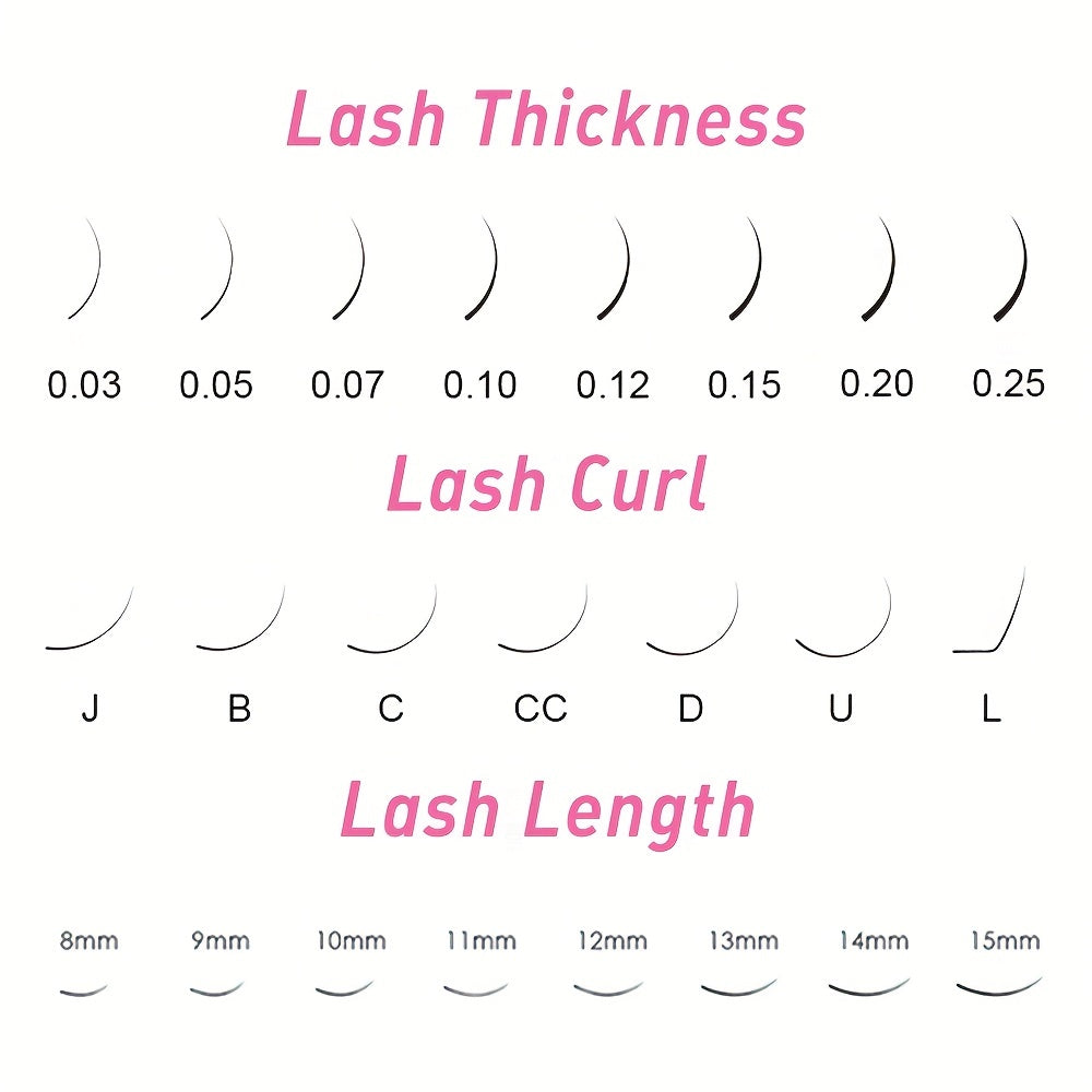 Easy Fan Volume Lashes 0.10 DD 13mm Mega Volume Lash Extensions