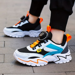 Unisex Kid's Chunky Shoes Soft Sole Sneakers For Outdoor Activities