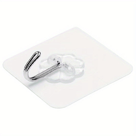 3pcs Adhesive Heavy Duty Wall Hook Waterproof for Bathroom Kitchen