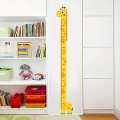 Giraffe Yellow Height Chart Stickers - Nursery Wall Decor