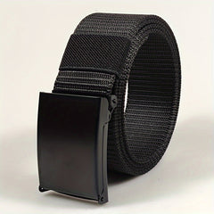 Men's Automatic Buckle Canvas Belt for Jeans