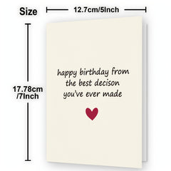 Funny Happy Birthday Card & Gift For Men Him Husband Fiance Boyfriend