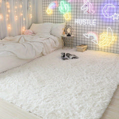 Soft Plush Shag Area Rug Fluffy Shaggy Floor Carpet Bedroom Non Slip