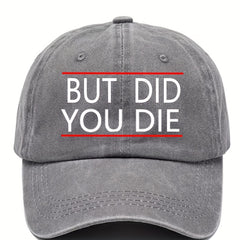 Fashionable Washed Cotton Baseball Cap Adjustable Sunscreen Hat