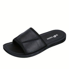 Men's Non Slip Casual Slides Open Toe Shoes for Indoor Outdoor Beach Shower