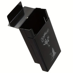 Wolf Pattern Cigarette Case Holder Automatic Pop up