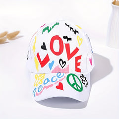 Graffiti Cartoon Baseball Cap Unisex Hip Hop Sun Hat