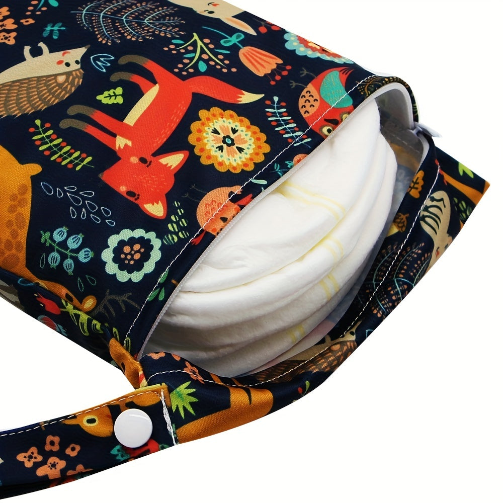 Adorable Animals Print Reusable Wet Bag Keep Your Bag & Convenient