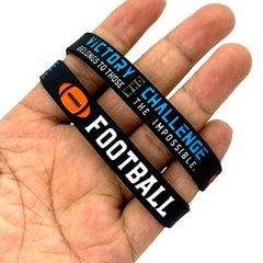 Rugby Football Believe You Can Silicone Wristband