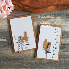 Catlove Dog Paw Track Metal Cutting Dies for DIY Craft