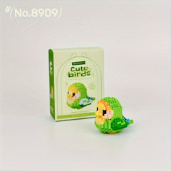 DIY Cartoon Bird Micro Particle Puzzle Building Blocks for Kids Boys and Girls