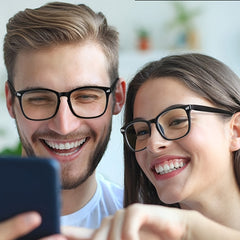Square Light Blocking Glasses Eyeglasses Frame
