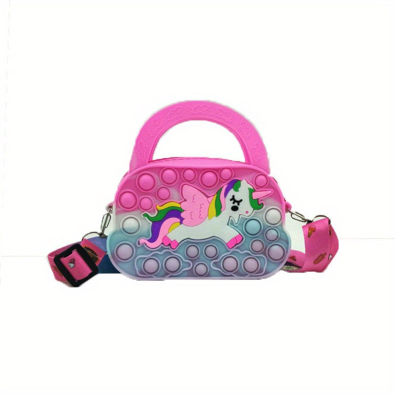 Pony Handbag Silicone Coin Purse Bubble Toy Girls