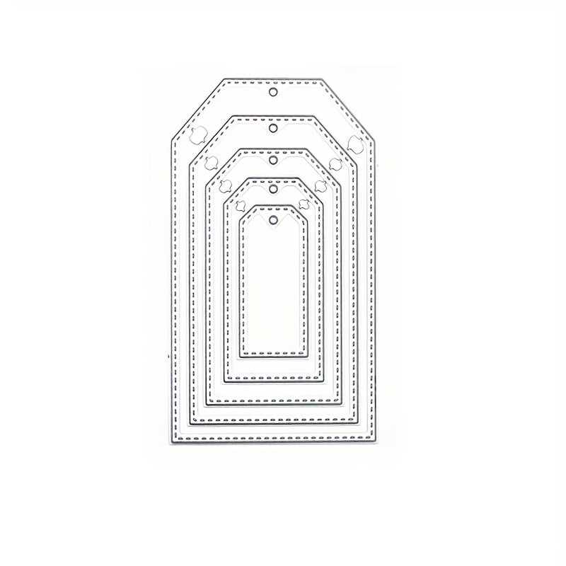 1pc Metal Cutting Dies Big Tag For Scrapbooking Card Craft DIY