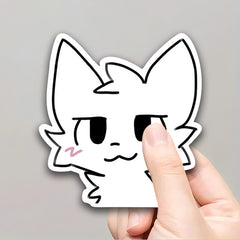 Cartoon Cat Vinyl Decals Matte Finish Stickers