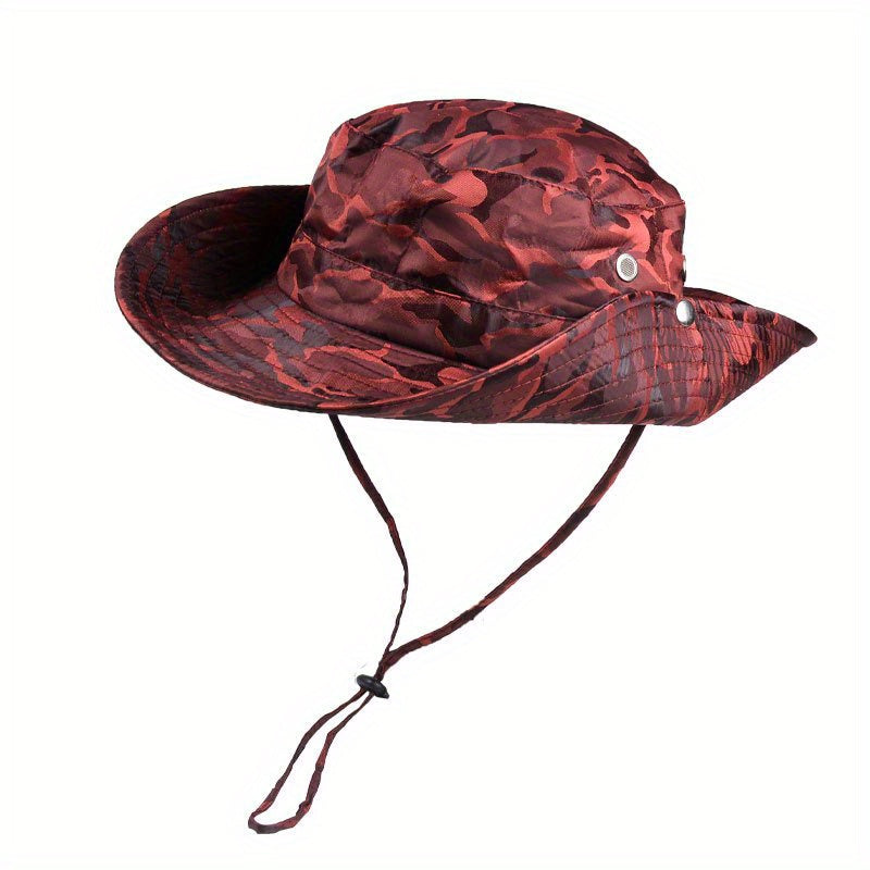 Camouflage Sun Hat for Men and Women - Sun Protection Bucket Hat
