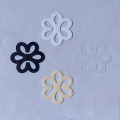 Flower Shaped Bra Strap Clips Non-slip Buckles for Braless Look