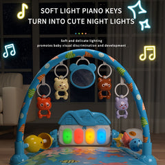 Kids Fitness Rack Music Foot Piano 0-18 Months Bed Bell Rattle Educational Toy