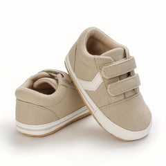 Boys' Hook And Loop Sneakers Lightweight Non Slip Walking Shoes