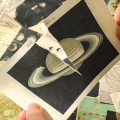 220 Sheets Universe Series Scrapbook Supplies Vintage Scrapbook Paper Stickers