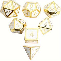 7pcs Metal Polyhedral Dice Set for Board Game