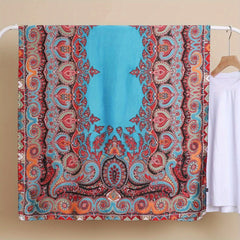 Boho Paisley Scarf Shawl Wrap Head Wrap Casual Daily Gift for Mother's