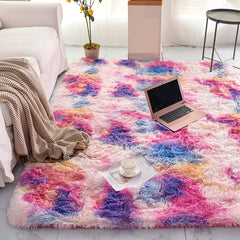 Soft Shaggy Plush Floor Rug 55x78in