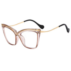 Women Cat Eye Light Blocking Glasses Anti Eyestrain