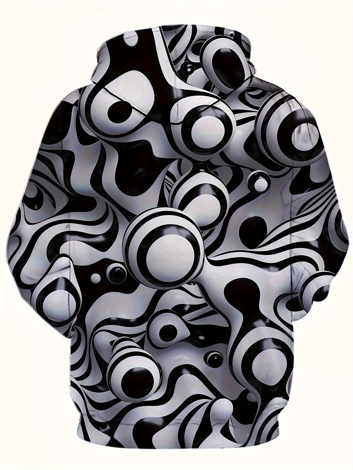 3D Print Hoodies Men Graphic Loose Pullover Autumn Winter
