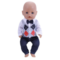 Set of Doll Shirts for 35-45cm Baby Dolls