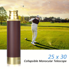 Vintage Pirate Telescope 25x30 Handheld Monocular for Camping and Boating