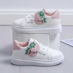 Girl's Solid Skate Shoes Comfy Non Slip Stree Style Sneakers