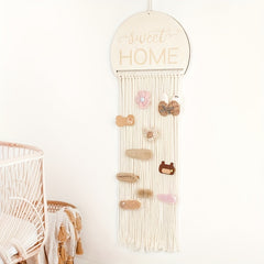 Macrame Hair Bows Holder: Stylish Way to Organize Accessories