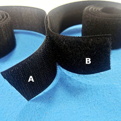 Nylon Sew On Hook Loop Tape Non Adhesive Fastener Set for Bags Clothes
