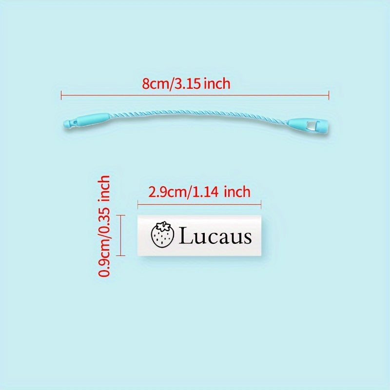 Custom Waterproof Name Ring Soft Material Wear-resistant, Clear, Eye-catch