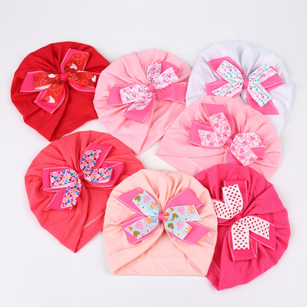 Kids Double Layer Bow Christmas Hat