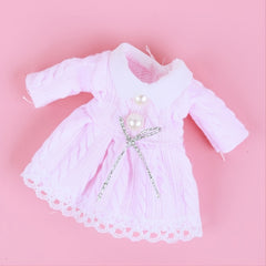 3inch Doll Costume For 1 12 BJD Doll Dress Up Dress Set