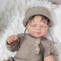 Adorable 19" Reborn Doll with Realistic Hair & Hand Painted Details