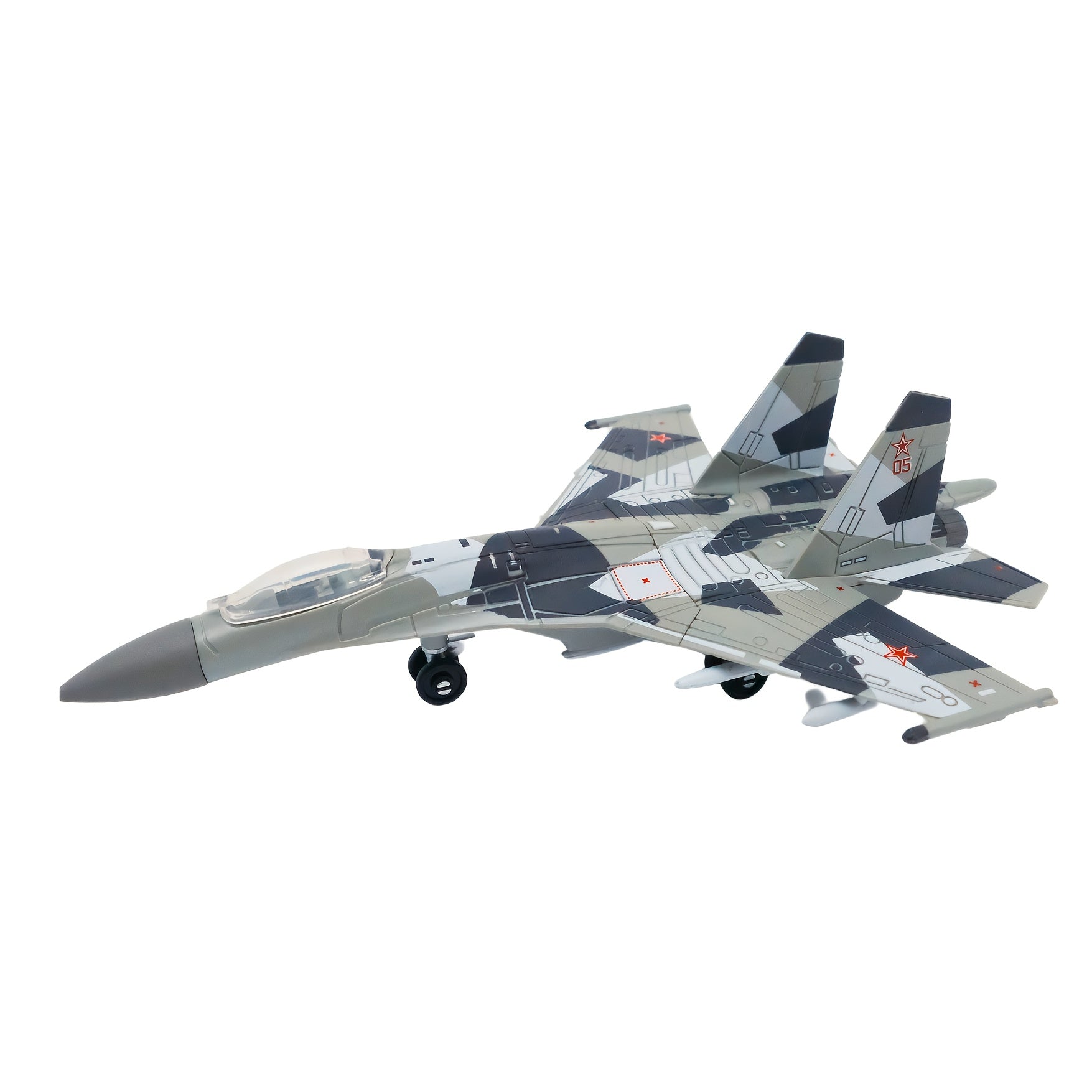 SU 35S Fighter Jet Model Assembly Airplane Model Set