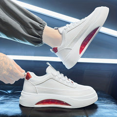 Men's Lace up Sneakers Athletic Shoes Air Cushion Shock Absorbing