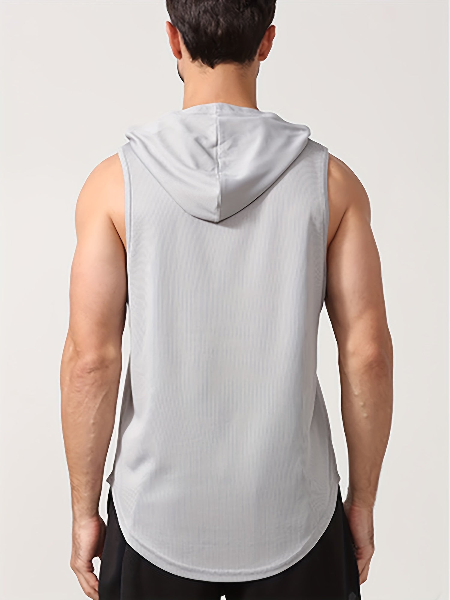 Men's Faith Print Hooded Active Tank Top