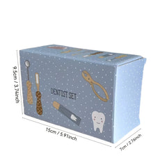 Wooden Play Kitchen Toy Dentist Set Learn Brush Teeth Nurse Role Play