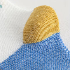5pairs Baby Boys Kids Mesh Breathable Crew Socks for Summer