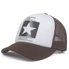 Pentagram Breathable Baseball Cap Mesh Cap