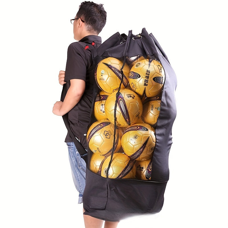 Football Basketball Bag With Drawstring Ball Storage and Organizer Bag