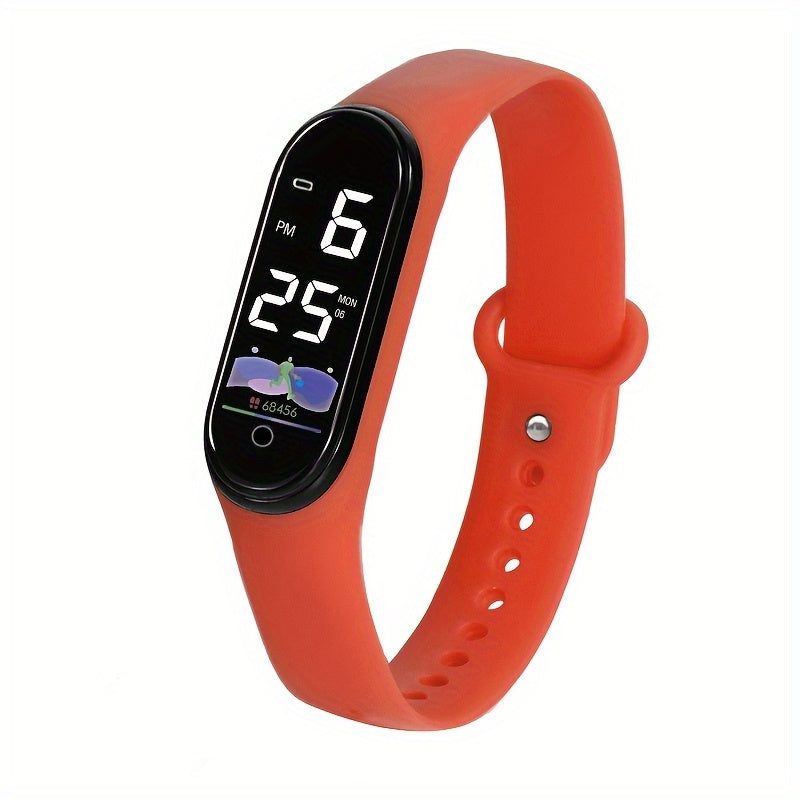 Waterproof Sports Watch with LED Screen for Outdoor Activities