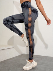 Tie Dye Workout Leggings Women Yoga Gym Athletic Pants