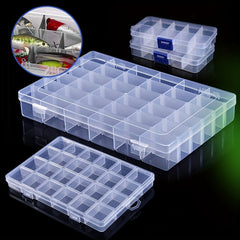 Detachable Transparent Fishing Gear Plastic Box Storage Box
