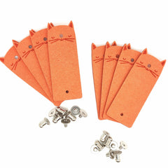 8pcs Kitten Labels Clothes Labels DIY Sewing Clothing Accessories