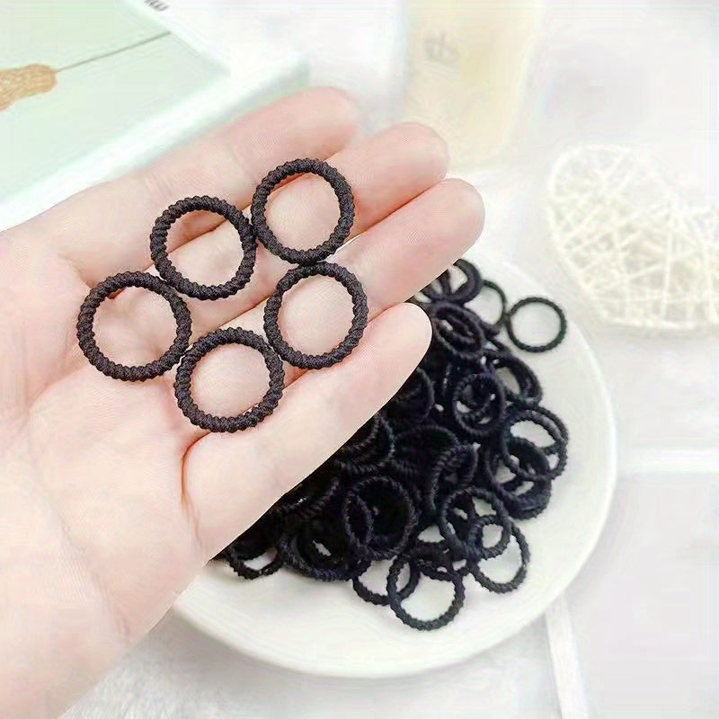 100pcs Kids Rubber Band Hair Tie Hair Rope Hair Accessories